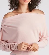 Places To Be Off-The-Shoulder Top
