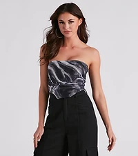 Such A Marvel Marble Bustier