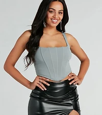 Flawless Energy Smooth Knit Corset Top