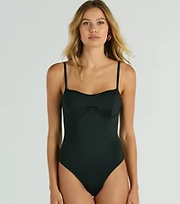 Smooth Silhouette Sweetheart Underwire Bodysuit
