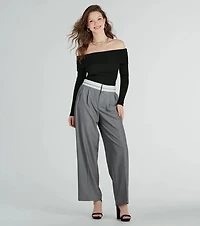Time To Elevate Off-The-Shoulder Long Sleeve Top