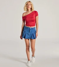 Flawless 'Fit Off-The-Shoulder Smooth Knit Top