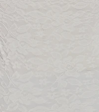 Sheer Charm Strapless Lace Crop Top