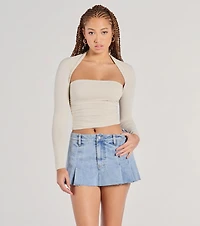 Effortlessly Chic Long Sleeve Ruched Top