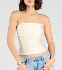 Carefree And Cute Crop Tube Top
