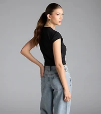 Disco Babe Crop Graphic Tee