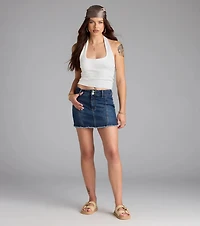 So Adored Basic Halter Crop Top