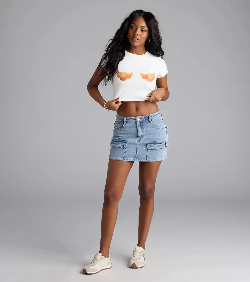 Baked Goods Croissant Graphic Tee