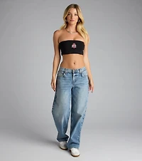 All Day Slay Ohio State® Bandeau Crop Top