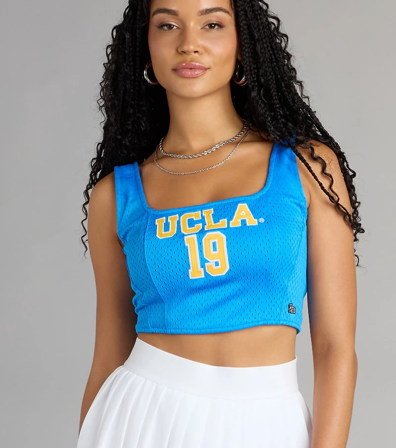 Game Day Glow UCLA® Jersey Corset Crop Top