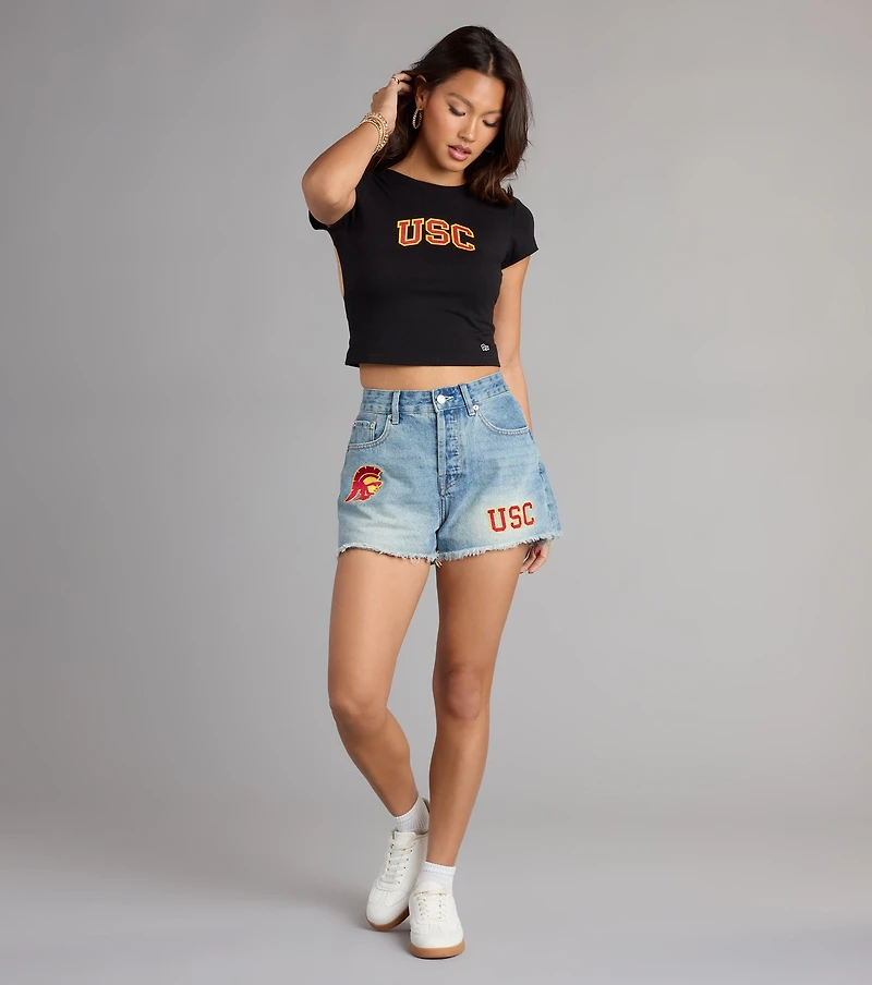 Fight On!® Flair USC® Open Back Crop Top