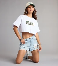 Halftime Hottie Miami™ Cropped Tee
