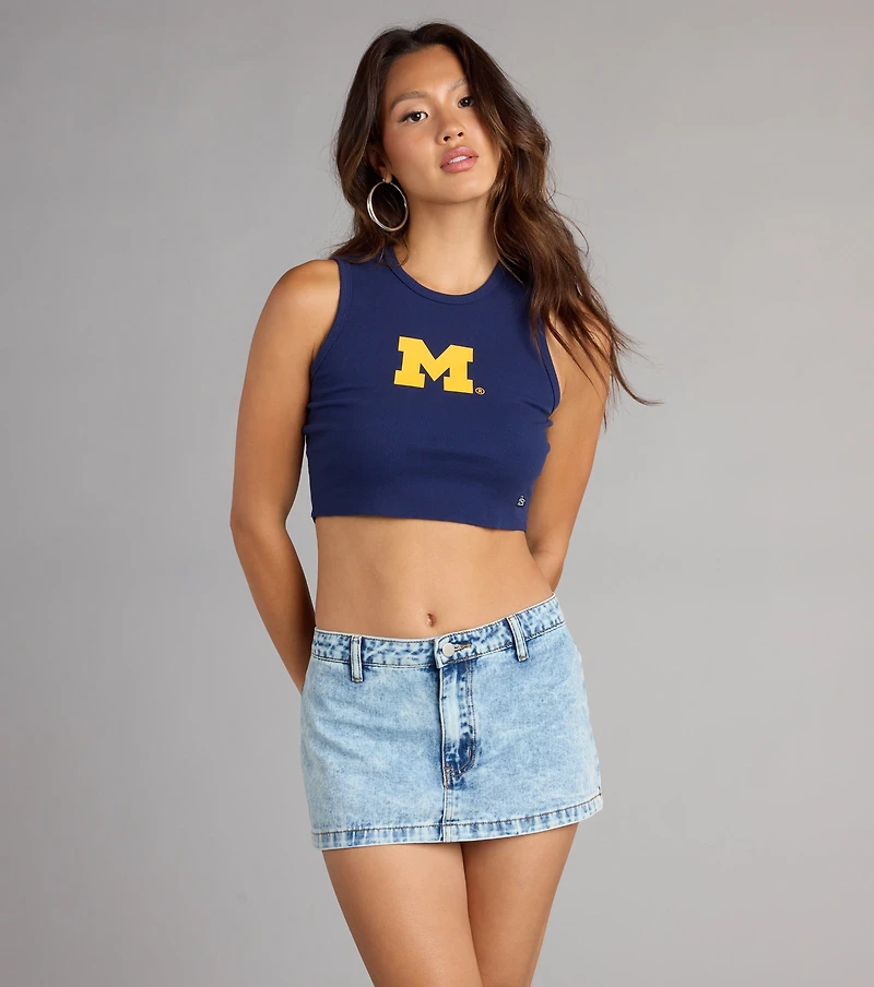 Go Blue® Vibes Michigan® Cropped Tank Top