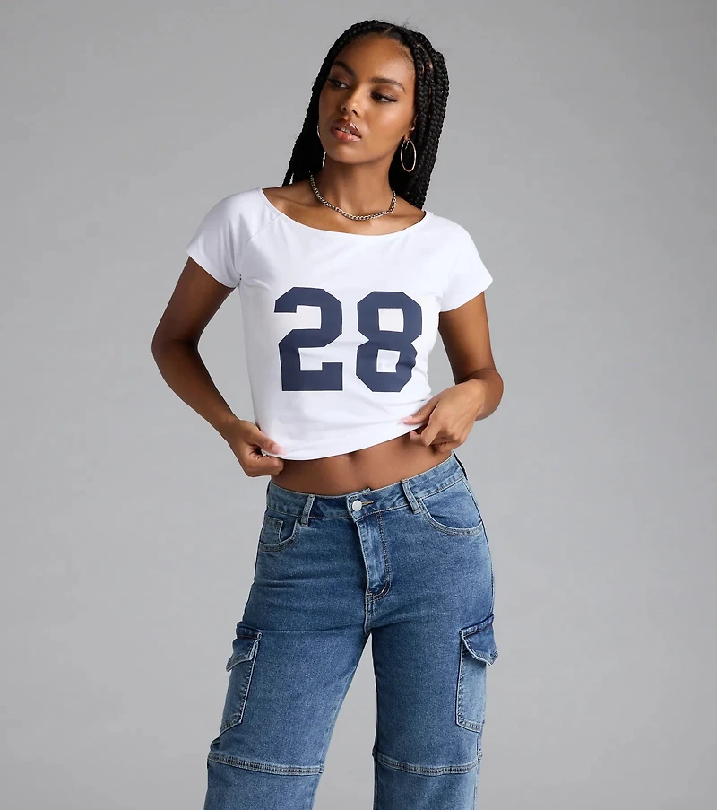28 Crop Graphic Tee