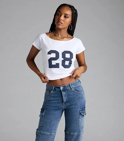 28 Crop Graphic Tee