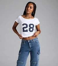 28 Crop Graphic Tee