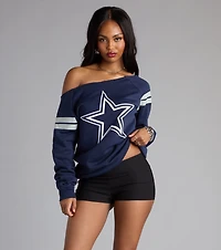 Stadium Star Dallas Football Team Pull-Over Top