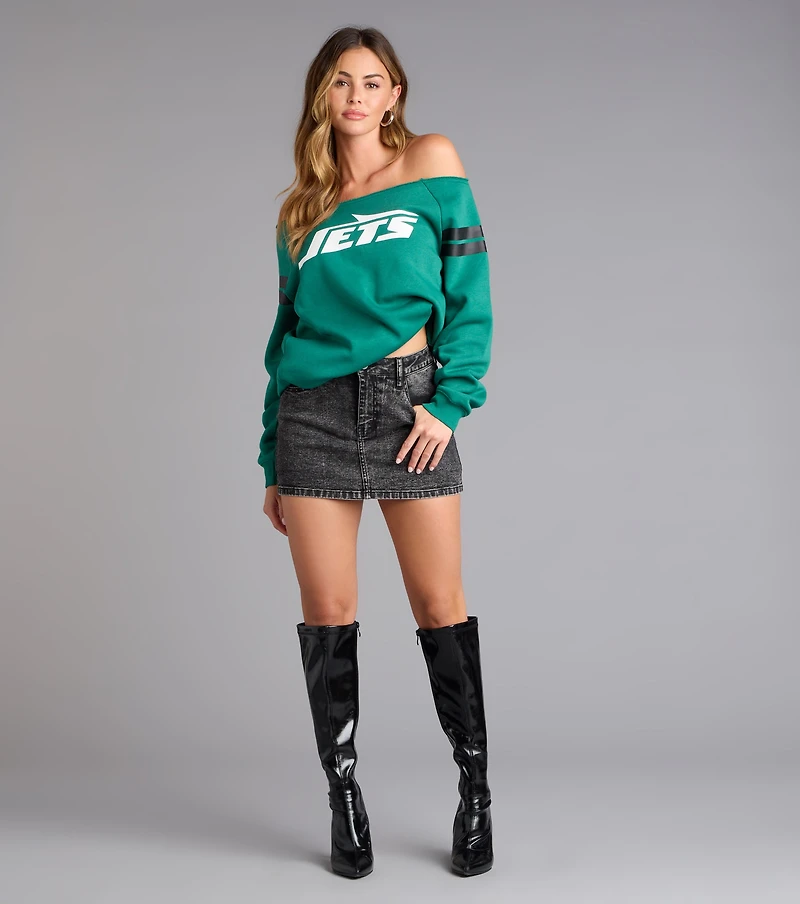 Next Level New York Football Team Pull-Over Top