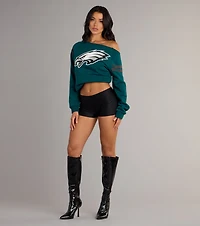 Off-Duty Win Philadelphia Football Team Pull-Over Top