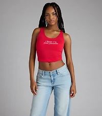 I Know I'm Your Favorite Graphic Tank Top
