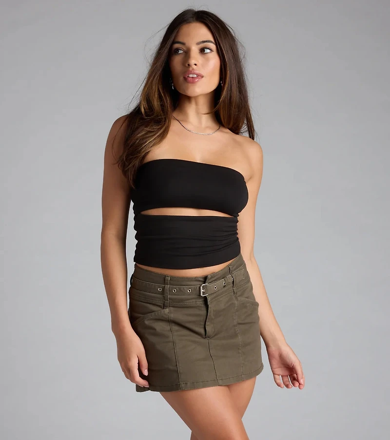 Ultra Trendy Cutout Tube Top