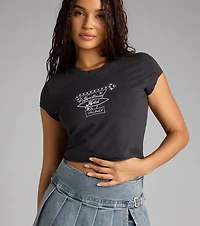 Heartbreak Hotel Graphic Crop Top