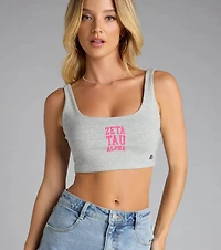 Greek Life Energy Zeta Tau Alpha Crop Top