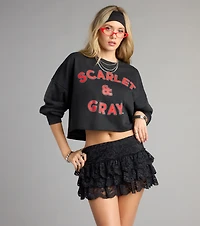 Scarlet And Slay Cropped Ohio State® Sweatshirt