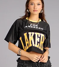 Ultra Game NBA Los Angeles Lakers Crop Top
