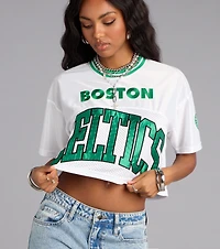 Ultra Game NBA Boston Celtics Crop Top