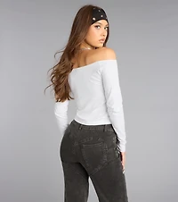 Ultra Game NBA Boston Celtics Off-The-Shoulder Top