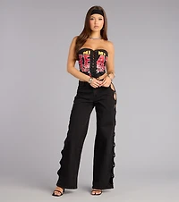 Ultra Game NBA Miami Heat Corset Top