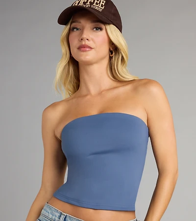 Serve Looks Crop Tube Top