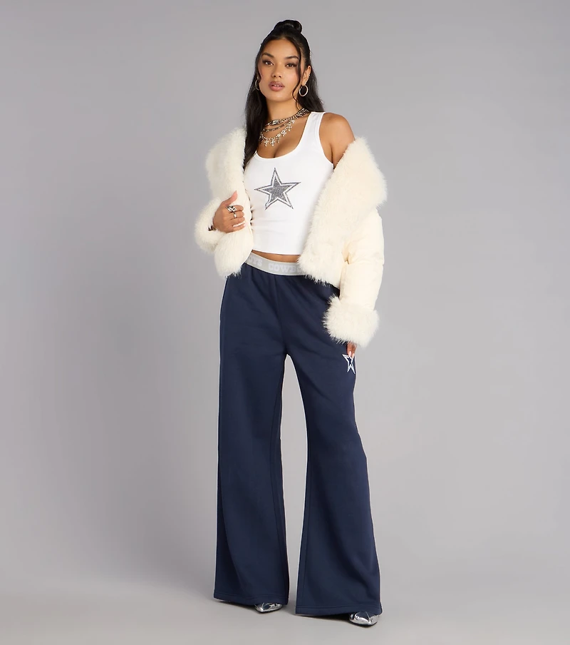 Ultra Game NFL Dallas Cowboys Rhinestone Tank Top