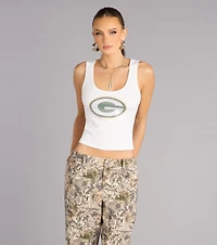 Ultra Game NFL Green Bay Packers Rhinestone Tank Top