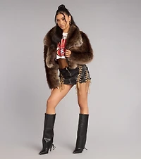 Ultra Game NFL San Francisco 49ers Crop Sweatshirt