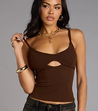 Peekaboo Moment Crop Top