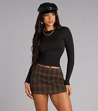 Perfect Twist Long Sleeve Crop Top