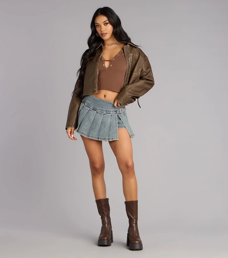 Casual Cool-Girl Long Sleeve Top