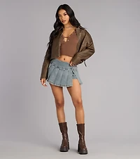 Casual Cool-Girl Long Sleeve Top