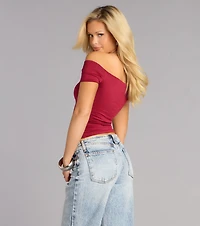 Simply Styled Off-The-Shoulder Top