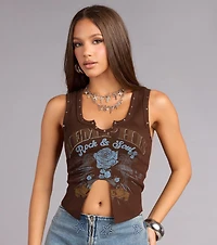 Memphis Rock And Soul Graphic Tank Top