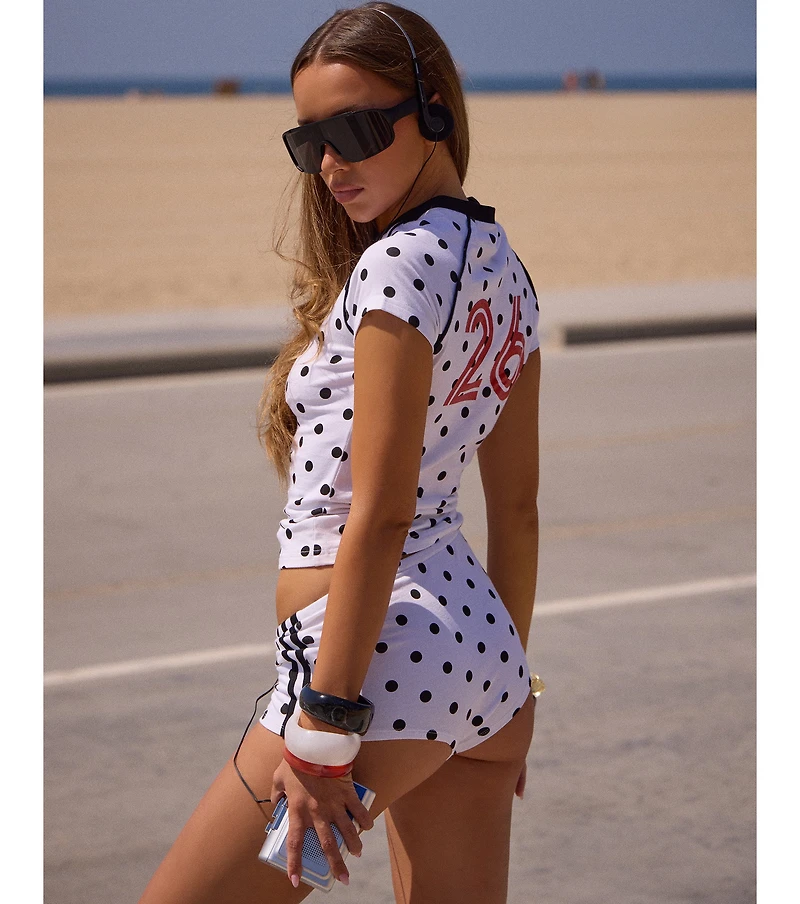Game Day Crush Polka Dot Baby Tee