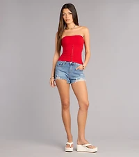Keep It Bold Hook and Eye Tube Top