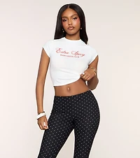 Extra Spicy Graphic Crop Tee
