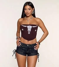 Rodeo Rules Tube Crop Top