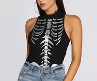 Sticks And Stones Skeleton Bodysuit