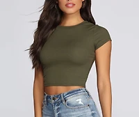 Short And Sweet Cropped Tee