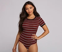 Sass It Up Stripes Bodysuit