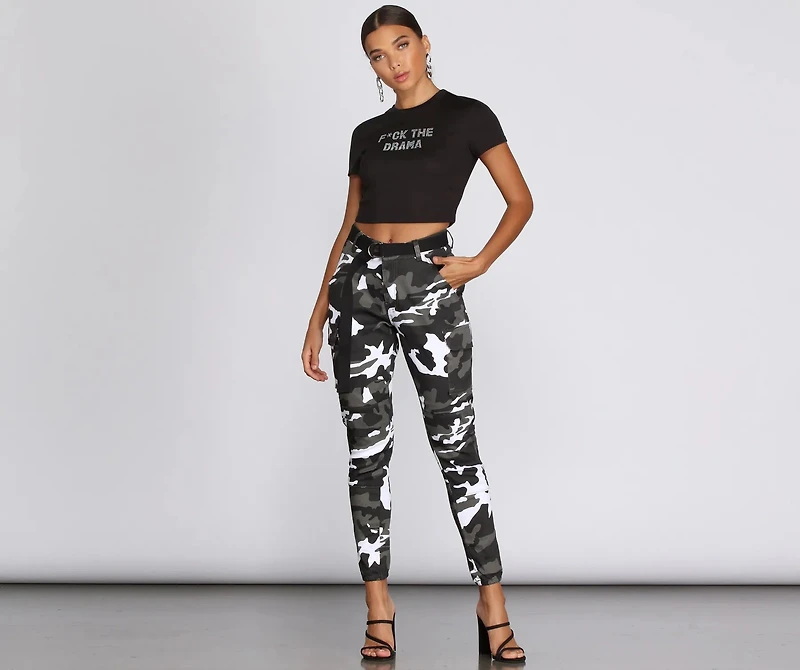 Drama-Free Crew Neck Tee